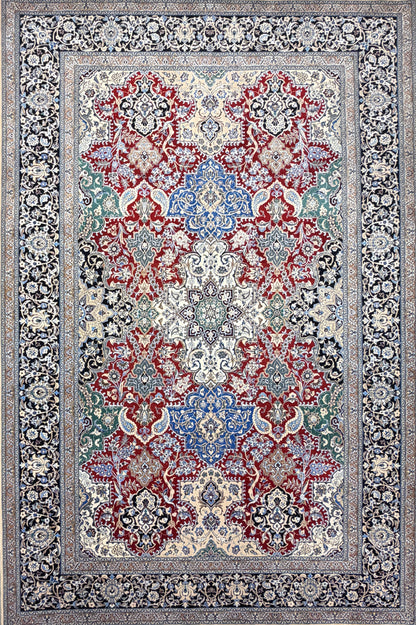 Hand-Knotted Persian Isfahan Rug - 6’8”x10’