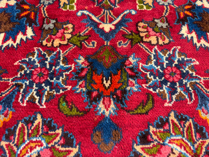 Antique Hand-Knotted Persian Mashad Rug - 9’6”x12’8”