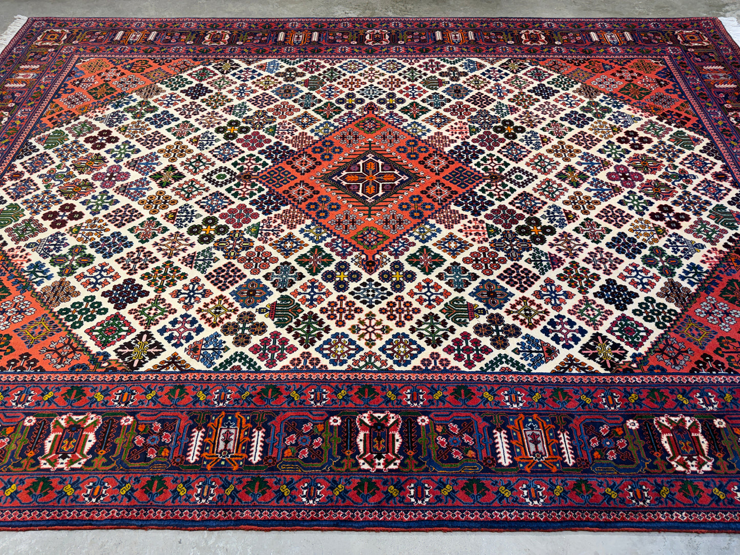 Hand-Knotted Persian Shiraz Rug - 7’1”x10’3”