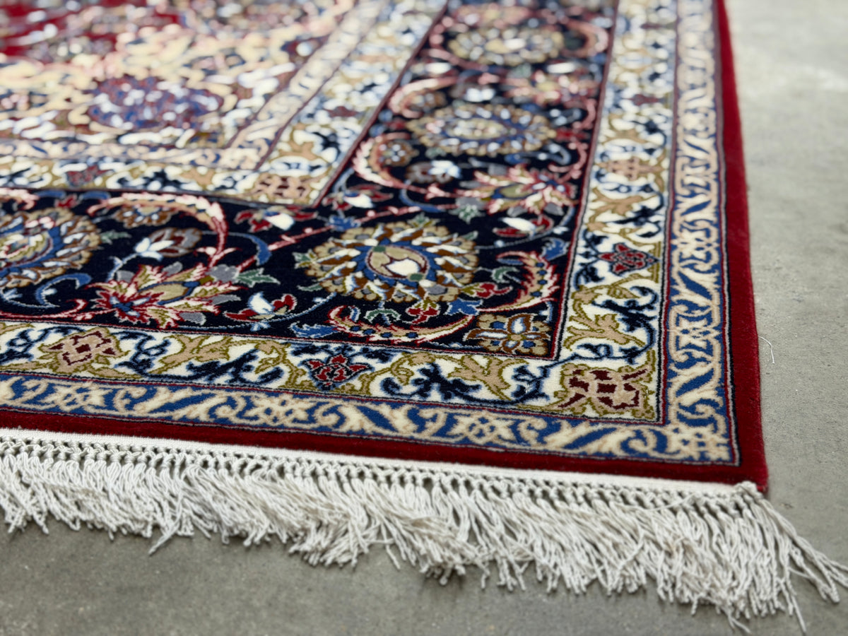 Hand-Knotted Persian Isfahan Rug - 6’9”x10’3”