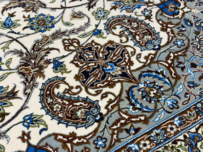 Hand-Knotted Persian Isfahan Rug - Signed Zolfaghari - 6’9”x10’6”