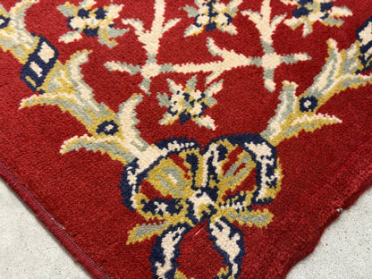 Hand-Knotted Aubusson Rug - 4’7”x6’5”