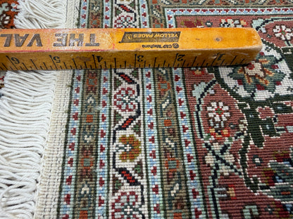 Hand-Knotted Persian Tabriz Mahi Rug - 5'2"x6'4"
