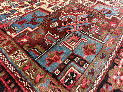 Hand-Knotted Persian Heriz Rug - 10’3”x13’3”