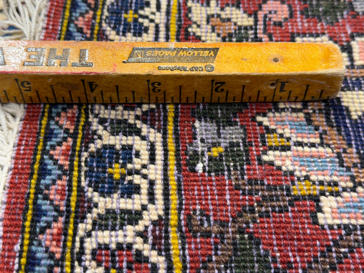 Hand-Knotted Persian Bakhtiari Rug - 6'6"x10'