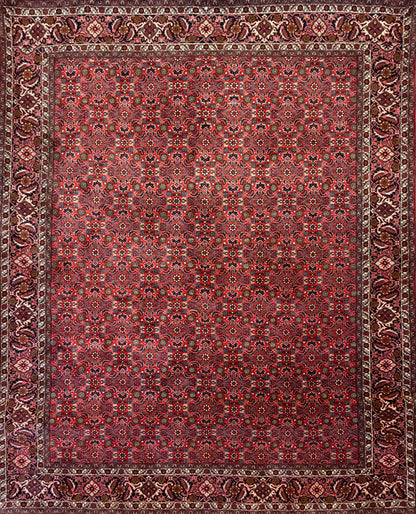Hand-Knotted Persian Bidjar Rug - 6’7”x8’1”