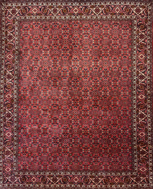 Hand-Knotted Persian Bidjar Rug - 6’7”x8’1”