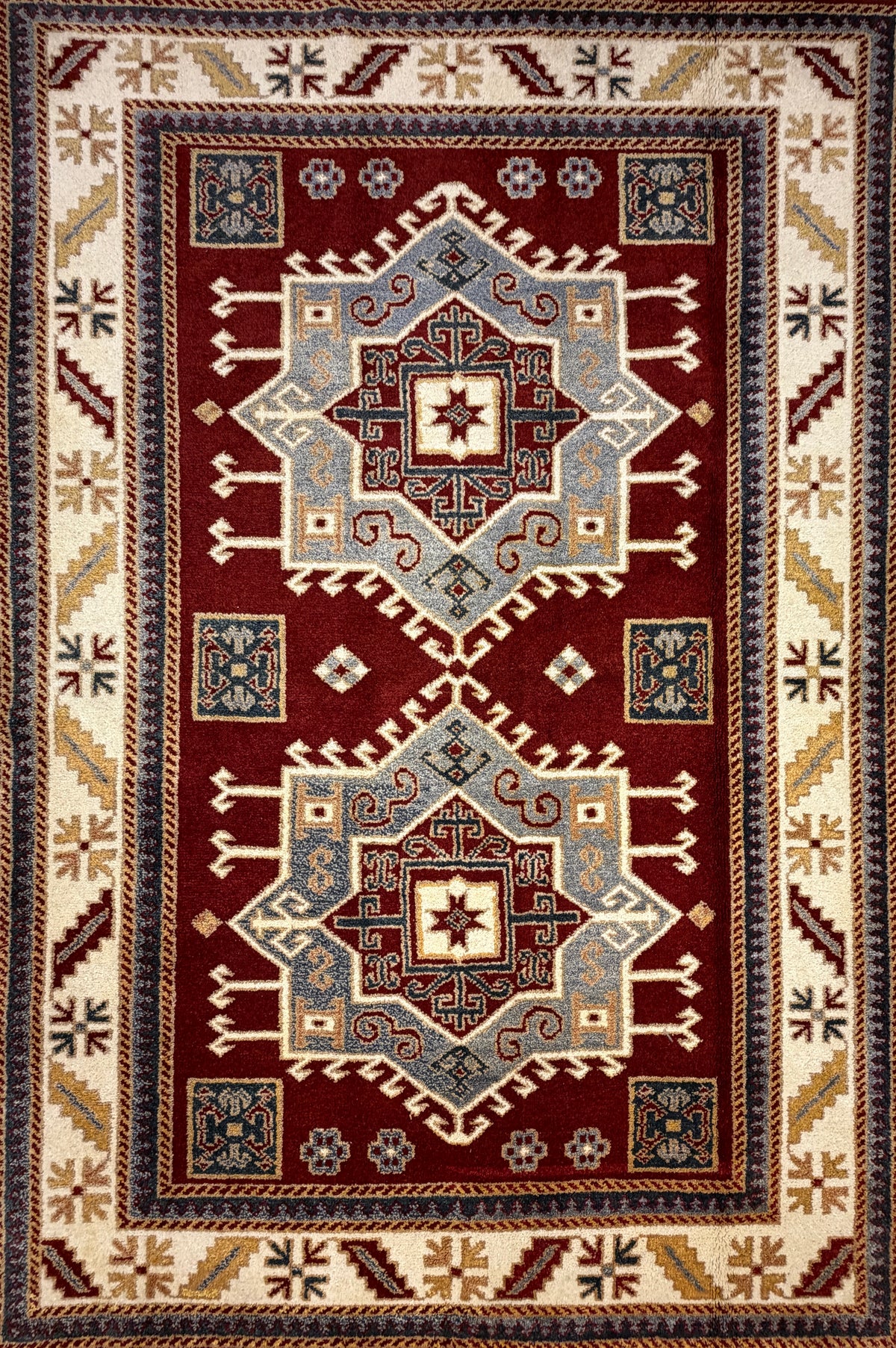 Hand-Knotted Kazak Rug - 5’7”x8’2”