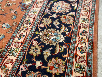 Hand-Knotted 60 Raj Persian Tabriz Rug - 6’10”x10’2”