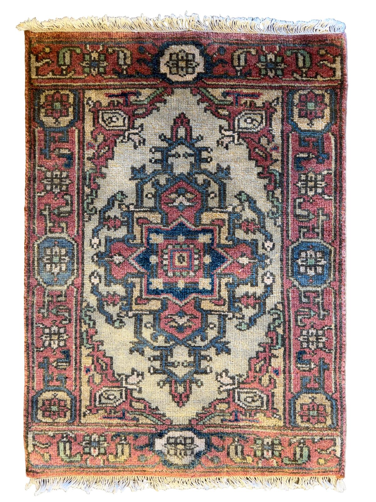 Hand-Knotted IndoHeriz Rug - 2’x3’