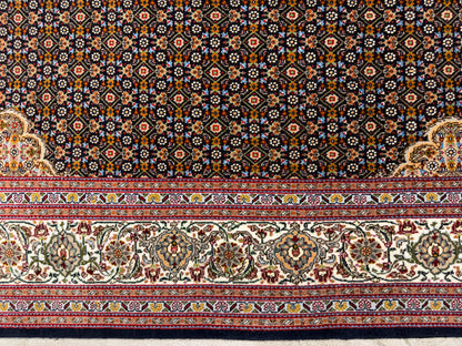 Hand-Knotted Persian Tabriz Mahi Rug - 5'6"x7'8"