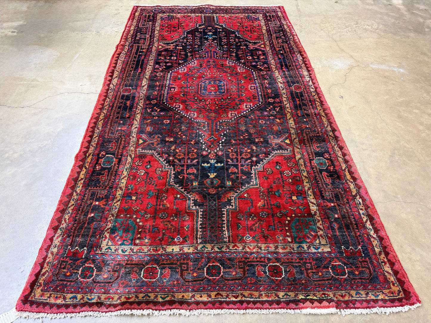 Hand-Knotted Persian Tuyserkan Rug -  5’x9’5”