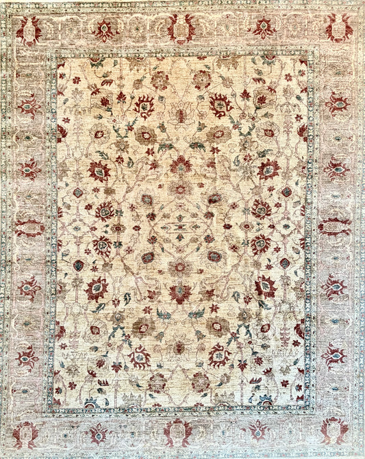 Hand-knotted Oushak Rug - 12’x15’