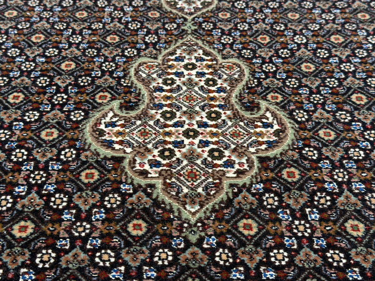 Hand-Knotted Persian Tabriz Mahi Rug - 6'7"x9'10"