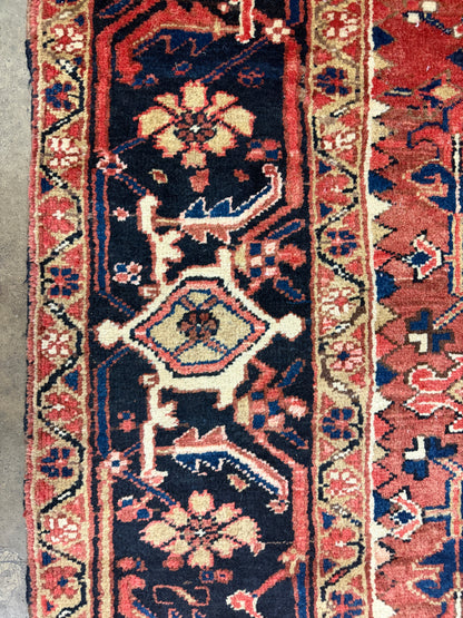 Hand-Knotted Persian Heriz Rug - 8’6”x12’3”