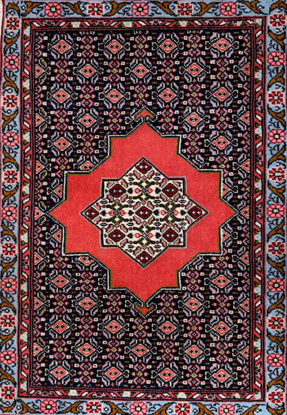 Hand-Knotted Bidjar Rug - 1’11”x2’9”