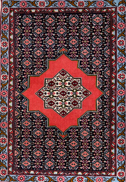 Hand-Knotted Bidjar Rug - 1’11”x2’9”