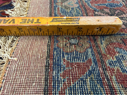 10’4”x16’4” Antique Hand-Knotted Fine Manchester Wool Persian Kashan Area Rug