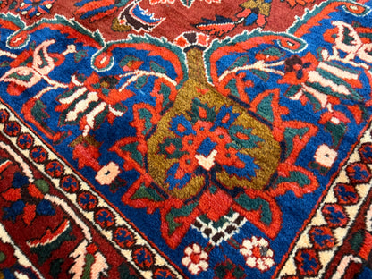 Hand-Knotted Persian Bakhtiari Rug - 8’8”x12’2”