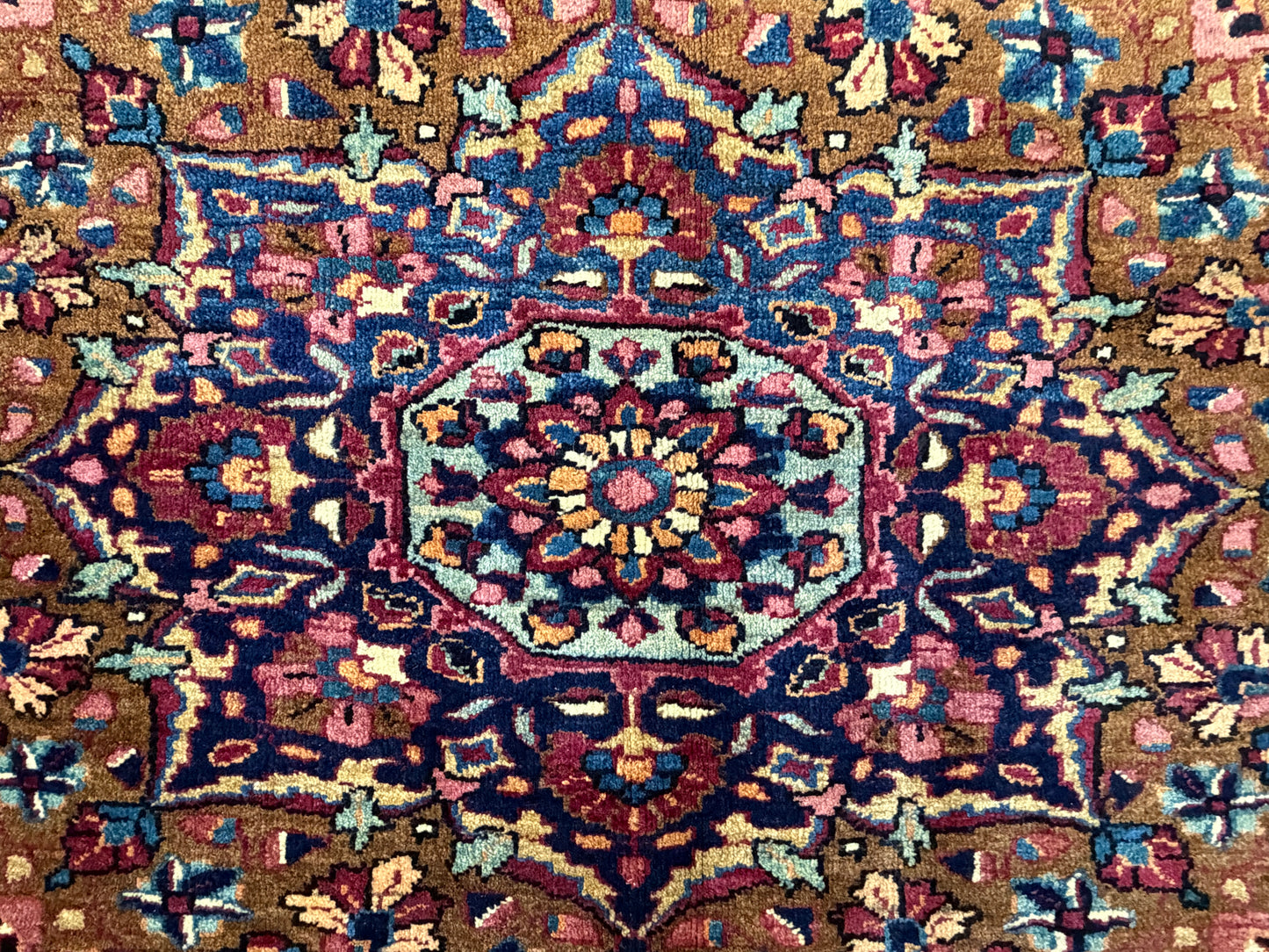 Hand-Knotted Persian Mashad Rug - 11’6”x17’7”
