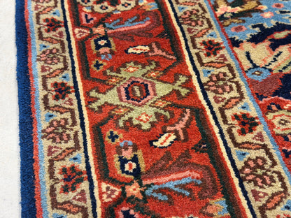 Hand-Knotted IndoMahal Rug - 5’5”x7’11”