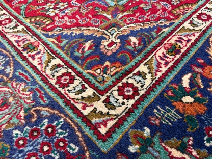 9’11”x13’3” Hand-Knotted Persian Tabriz Rug
