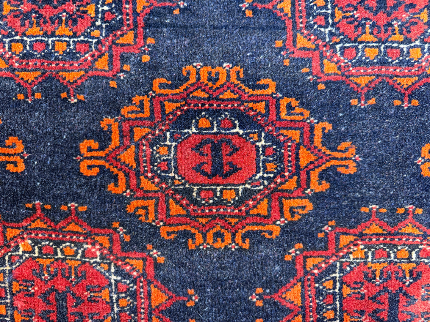 6’5”x9’10” Hand-Knotted Wool Bokhara Oriental Area Rug