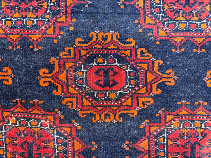 6’5”x9’10” Hand-Knotted Wool Bokhara Oriental Area Rug