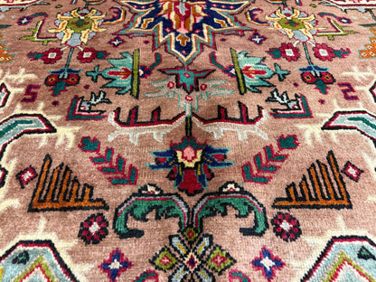 9’8”x13’ Hand-Knotted Persian Tabriz Area Rug
