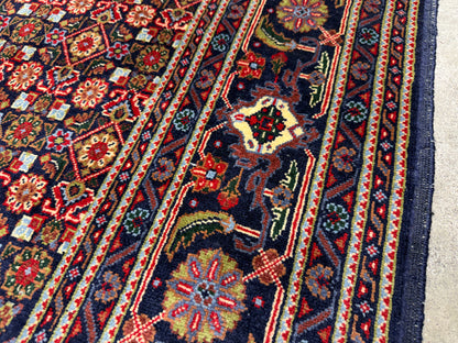 Hand-Knotted Persian Tabriz Mahi Rug - 6'7"x9'4"