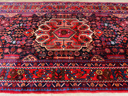 Hand-Knotted Persian Nahavand Rug - 4'10"x9'8"