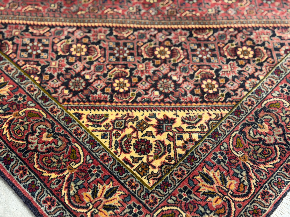 Hand-Knotted Persian Bidjar Rug - 3'7"x5'9"
