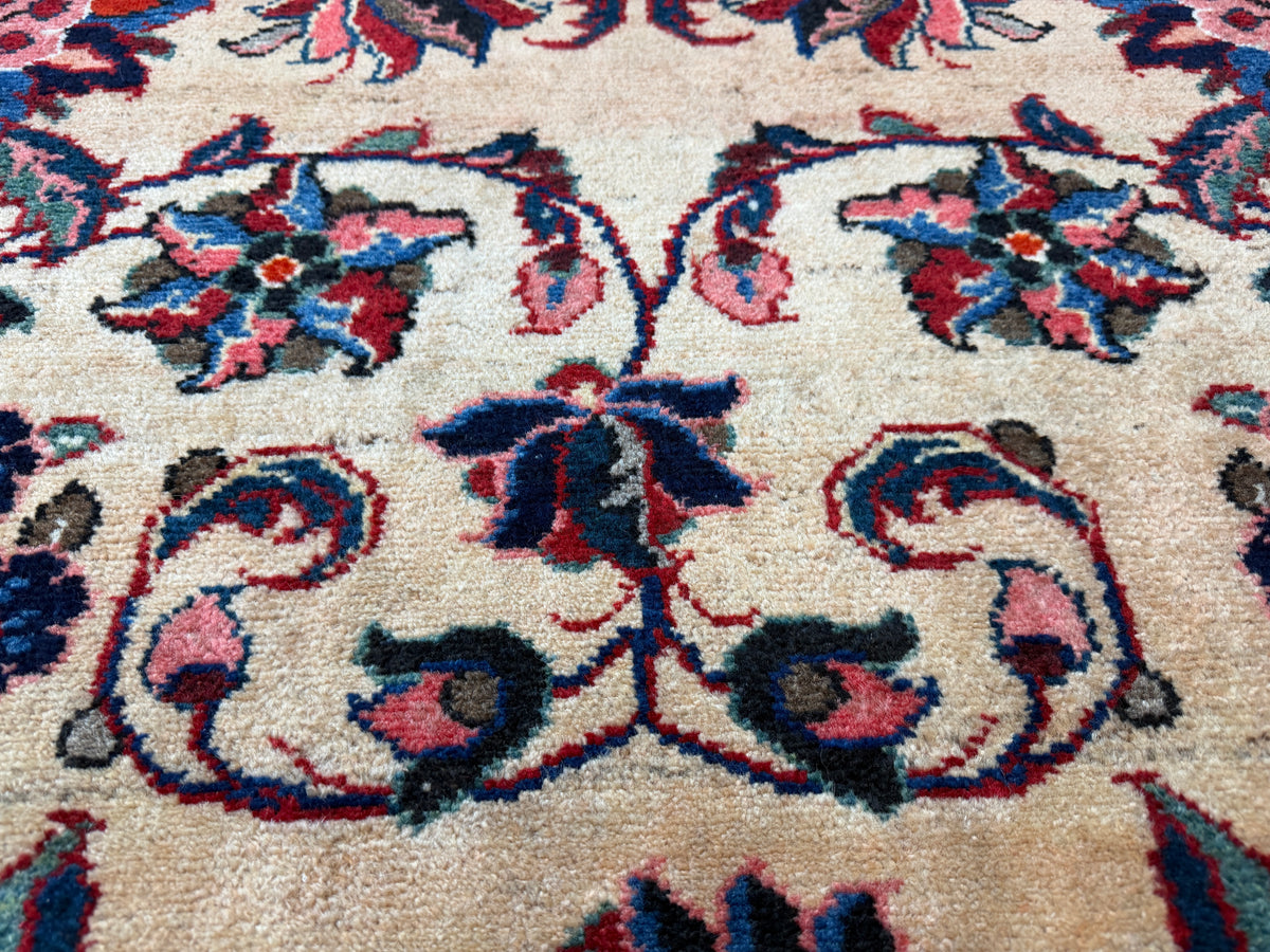 Hand-Knotted Persian Bakhtiari Rug - 5'1"x10'3"
