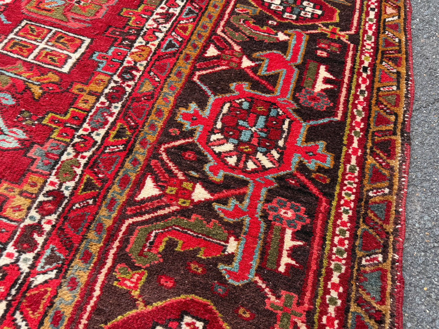 Hand-Knotted Persian Heriz Rug - 11’4”x18’10”