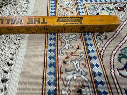 Hand-Knotted Persian Isfahan Rug - Signed Mortazavi - 5’x7’9”