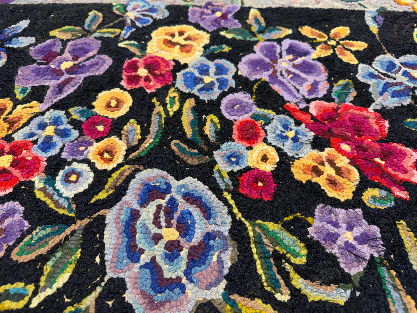 Antique French Needlepoint Rug - 8’3”x10’7”