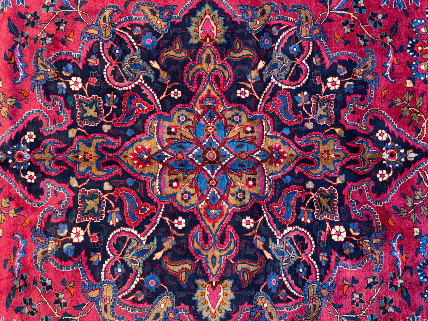 Hand-Knotted Persian Tabriz Rug - Signed - 10’x12’8”