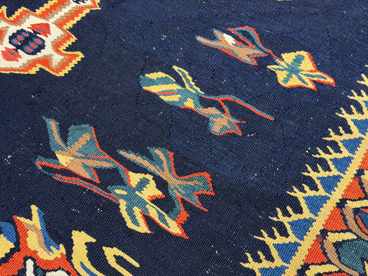 Antique Hand-Knotted Persian Senneh Rug - 4’6”x6’8”