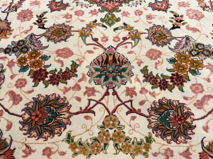 Hand-Knotted 70 Raj Persian Tabriz Rug - 10’x13’5”
