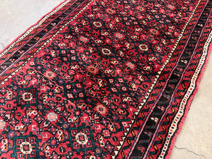 Hand-Knotted Hosseinabad Runner - 2’9”x13’
