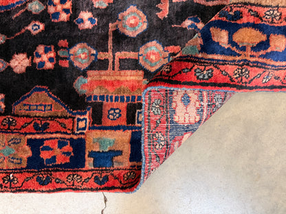 Hand-Knotted Persian Nahavand Rug - 5’x7’10”