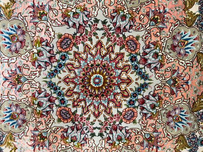Hand-Knotted 70 Raj Persian Tabriz Rug - Signed - 9’8”x13’9”