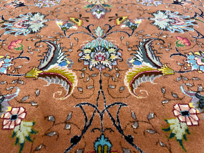 Hand-Knotted 60 Raj Persian Tabriz Rug - Signed Alizadeh - 9’7”x13’4”