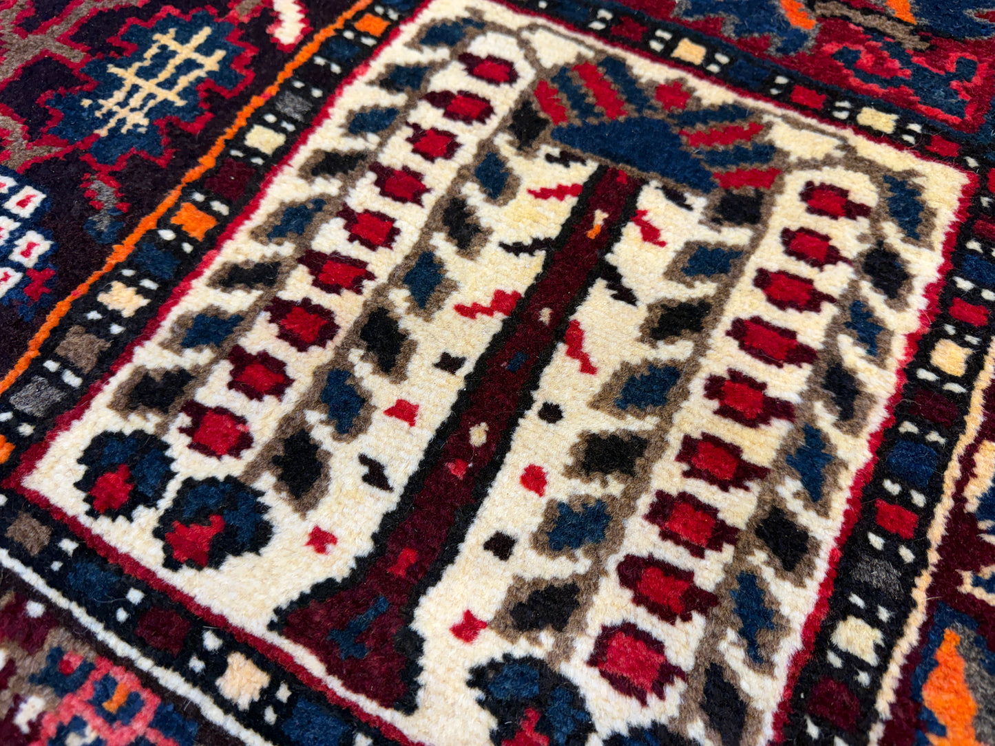 9’5”x11’9” Hand-Knotted Persian Bakhtiari Four Season Area Rug