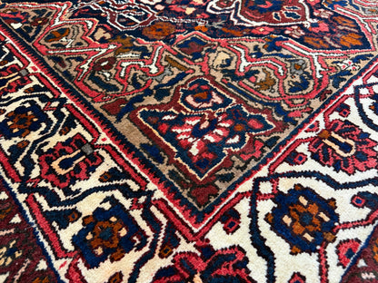Antique Hand-Knotted Bakhtiari Rug - 5’5”x8’3”