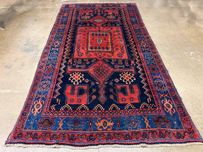 Hand-Knotted Persian Bidjar Rug - 5’10”x9’10”