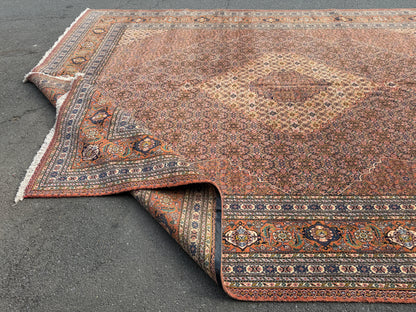 11’9”x15’9” Hand-Knotted Fine Wool Persian Sarab Area Rug