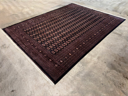 Hand-Knotted Bokhara Rug - 10'2"x13'6"