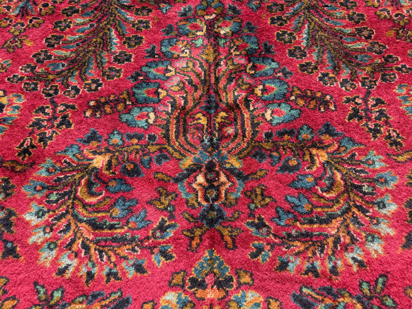 Hand-Knotted Persian Karastan Sarouk Rug - 9’x18’