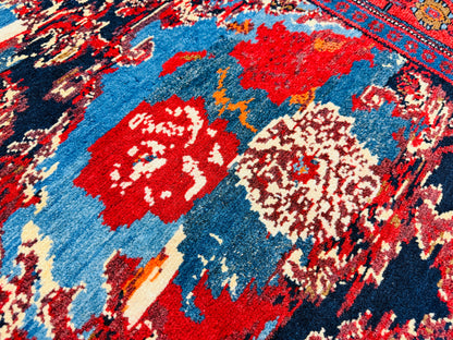 Hand-Knotted Persian Senneh Rug - 4'9"x10'